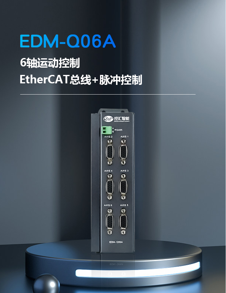 EDM-Q06A工業以太網EtherCAT總線運動控制(zhì)卡（6軸）