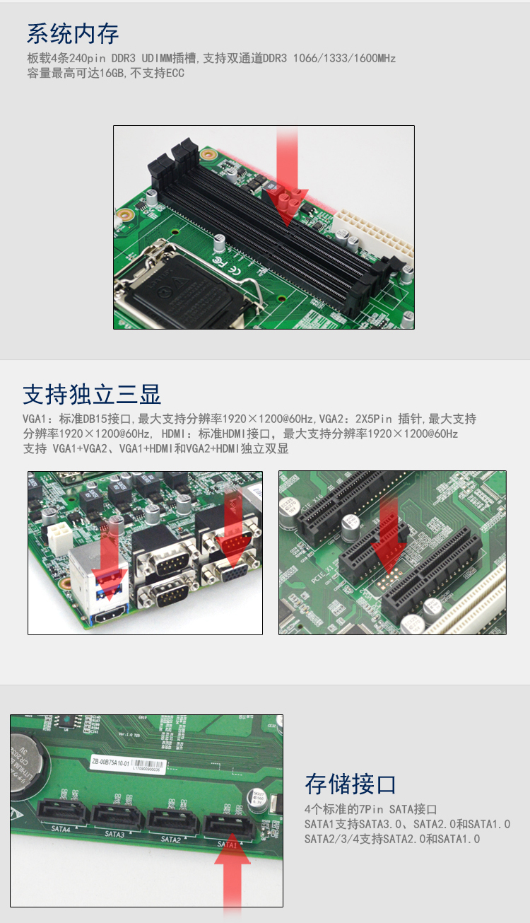 KH-B75A 工業級ATX主闆