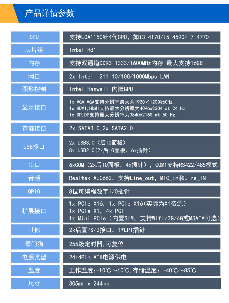 EAMB-1561工業級 ATX主闆